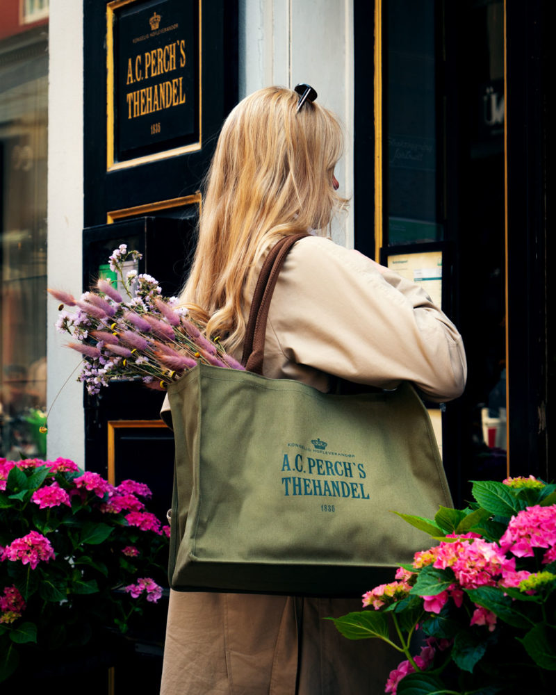 Perch handleveske mørk grønn - Image 3