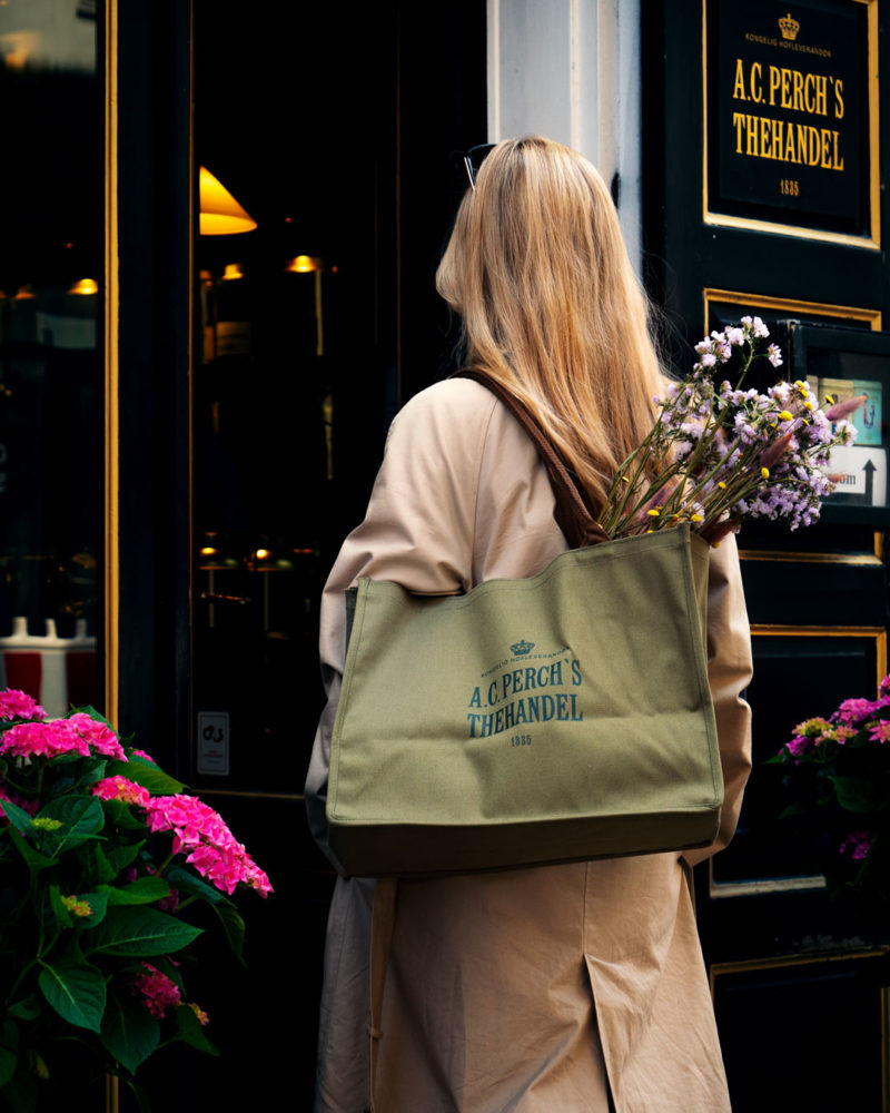 Perch handleveske mørk grønn - Image 4