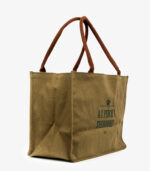 Perch handleveske khaki grønn