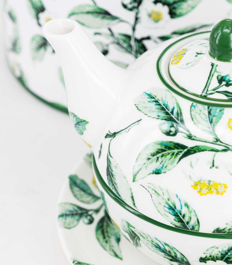 One Cup Teapot med Blomster - Image 3