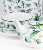 One Cup Teapot med Blomster - Image 2