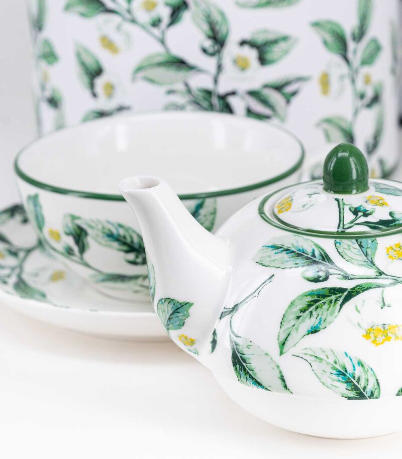 One Cup Teapot med Blomster - Image 2