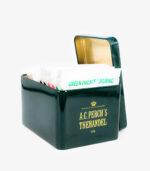 Grønn tinnboks med 10 stk teposer