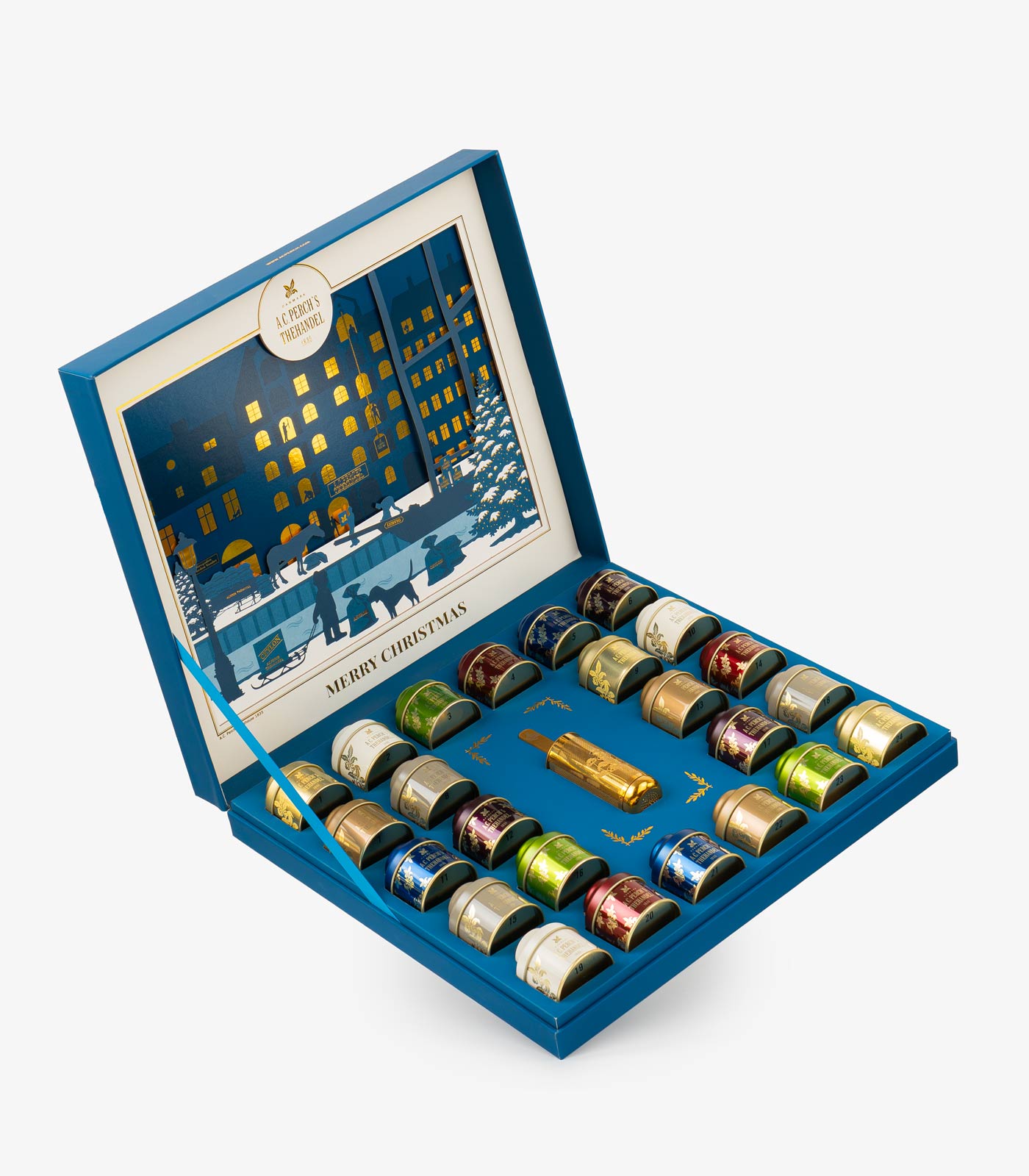 acp-julekalender-blue1 Te Adventskalender midnattsblå 2026 - Image 1