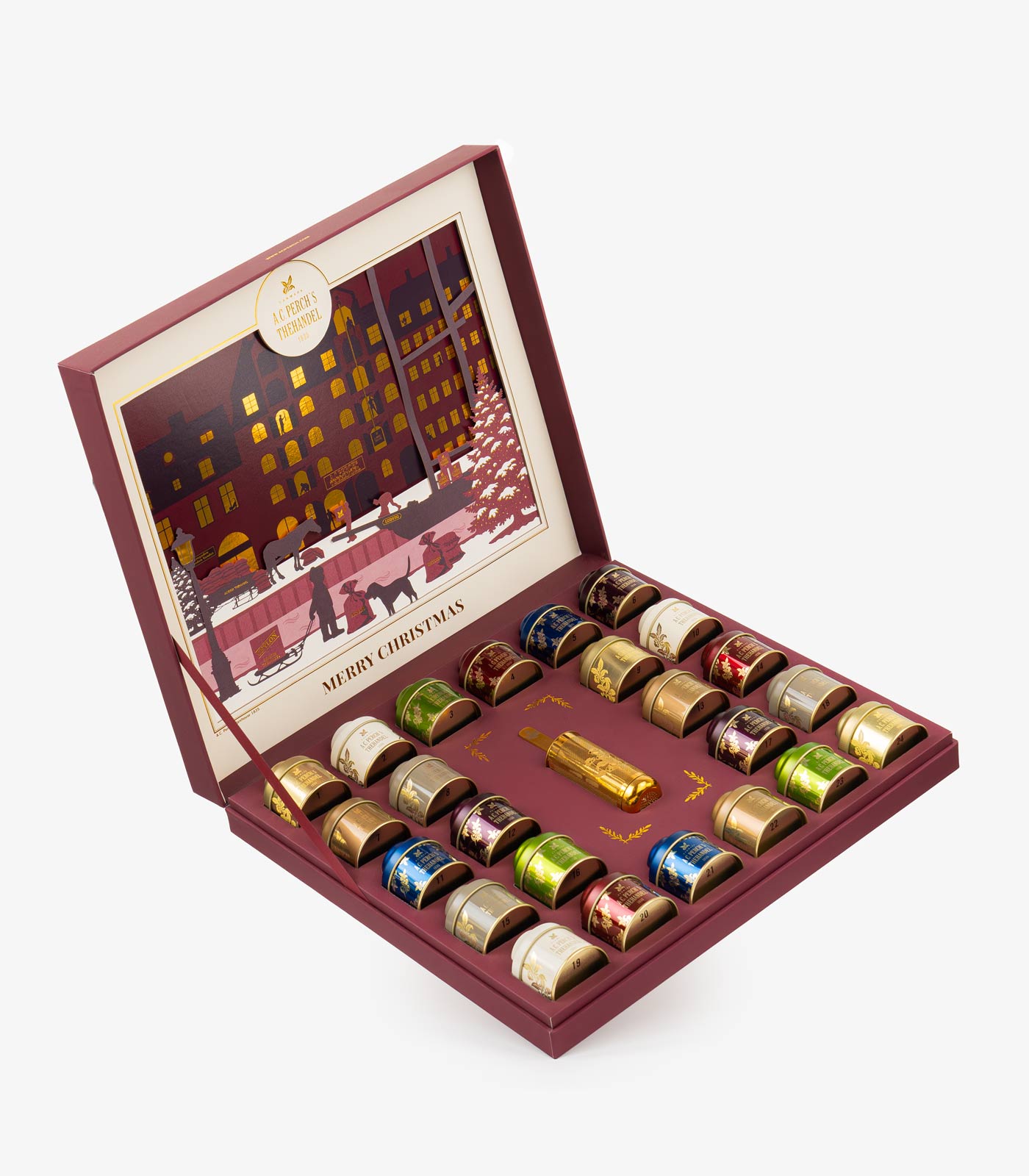 acp-julekalender-red1 Te Adventskalender bordeaux 2026 - Image 1
