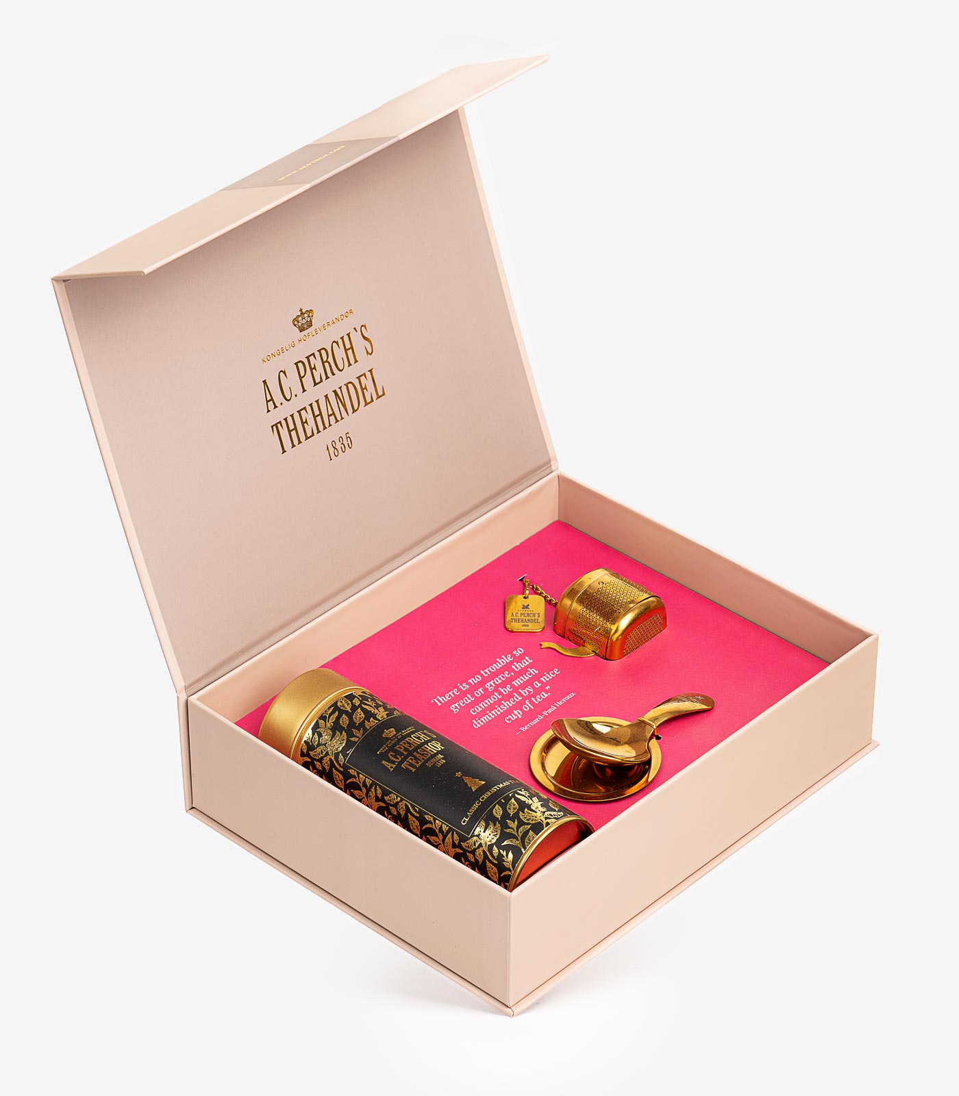 iconic-giftset-XMAS1 Classic Christmas julegaveæske med tesi og teske - Image 1